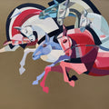 The Aesthetics Of Energy Bfi' animals acrylic painting by artist Ashis Mondal, 40x60 inch, on canvas