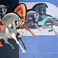The Aesthetics Of Energy Bfx' animals acrylic painting by artist Ashis Mondal, 48x72 inch, on canvas