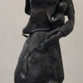 Affection' figurative Stone sculpture by artist Shibu Sengupta, 30x7 inch, on stone