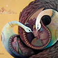 Affection 20' figurative acrylic painting by artist Sanjay Tandekar, 36x48 inch, on canvas