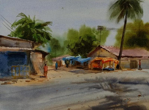 Afternoon painting by Ashwin Khapare