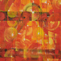 Abstract acrylic painting titled 'Agni', 60x36 inches, by artist Subhash Gondhale on Canvas
