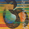 Calligraphy acrylic painting titled 'Akshara B', 12x12 inches, by artist Subhash Gondhale on Canvas
