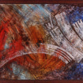 Calligraphy mixed media titled 'Allah 7', 30x48 inches, by artist Salva Rasool on Canvas