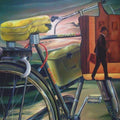 Photorealistic acrylic painting titled 'Alternate Transport', 24x24 inches, by artist Ajinkya Patil on Canvas