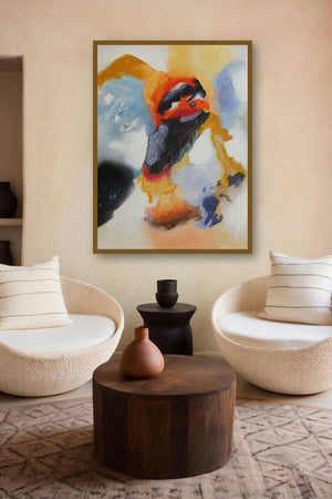 Another Dimension (Emergence) by artist Ranga Naidu displayed in a Luxury gallery