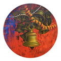 Religious acrylic painting titled 'Aradhana 35', 30x30 inches, by artist Anil Kumar Yadav on Canvas
