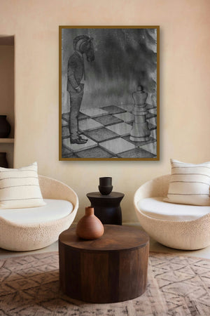 Art Of War 2 (The Unconventional Game) by artist Manish Solanki displayed in a Contemporary gallery