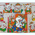 Religious serigraphs painting titled 'Ashtavinayak', 28x40 inches, by artist Jagdeep Smart on Paper