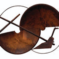 contemporary sculpture titled 'Aspect Of Life', 19x24x9 inches, by artist Chintada Eswararao on Metal, Iron, Rust