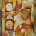 Abstract mixed media painting titled 'Attachment', 48x36 inches, by artist Durshit Bhaskar on Canvas