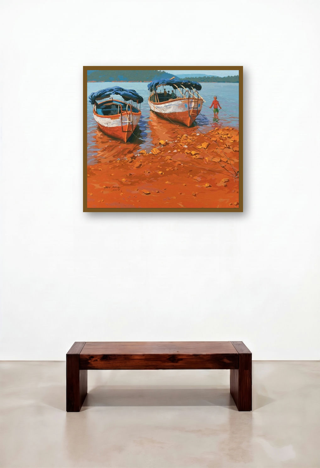 Back To Boats At Bamnoli (Coastal Harmony)