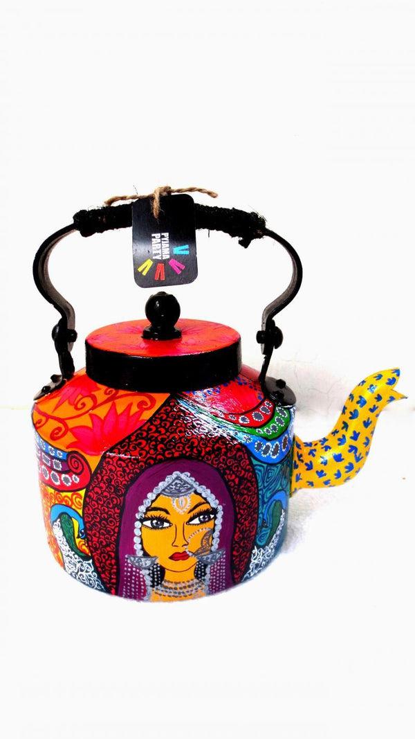 Banjaran Beauty Tea Kettle Handicraft by Rithika Kumar | ArtZolo.com
