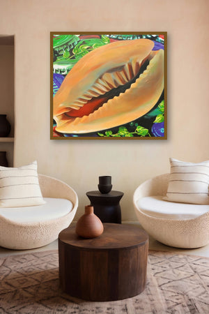 Bazaar I (Oceans Treasure) by artist Bhavesh Patel displayed in a Indian Art gallery