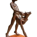 Erotic sculpture titled 'Beast', 20x14x12 inches, by artist Rakesh Sadhak on Bronze