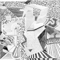 contemporary pen-ink drawing titled 'Beautiful Mind 2', 22x30 inch, by artist Pavan Kumar D on Canson Paper