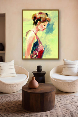 Beauty 05 by artist Raviraj Kumbhar displayed in a Modern gallery