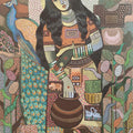 Beauty' figurative acrylic painting by artist Rahul Pawar, 48x36 inch, on canvas