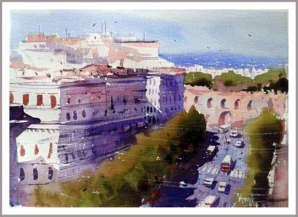 Beauty Of Rome Painting by Amit Kapoor | ArtZolo.com