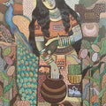 Beauty Series' figurative acrylic painting by artist Rahul Pawar, 48x36 inch, on canvas