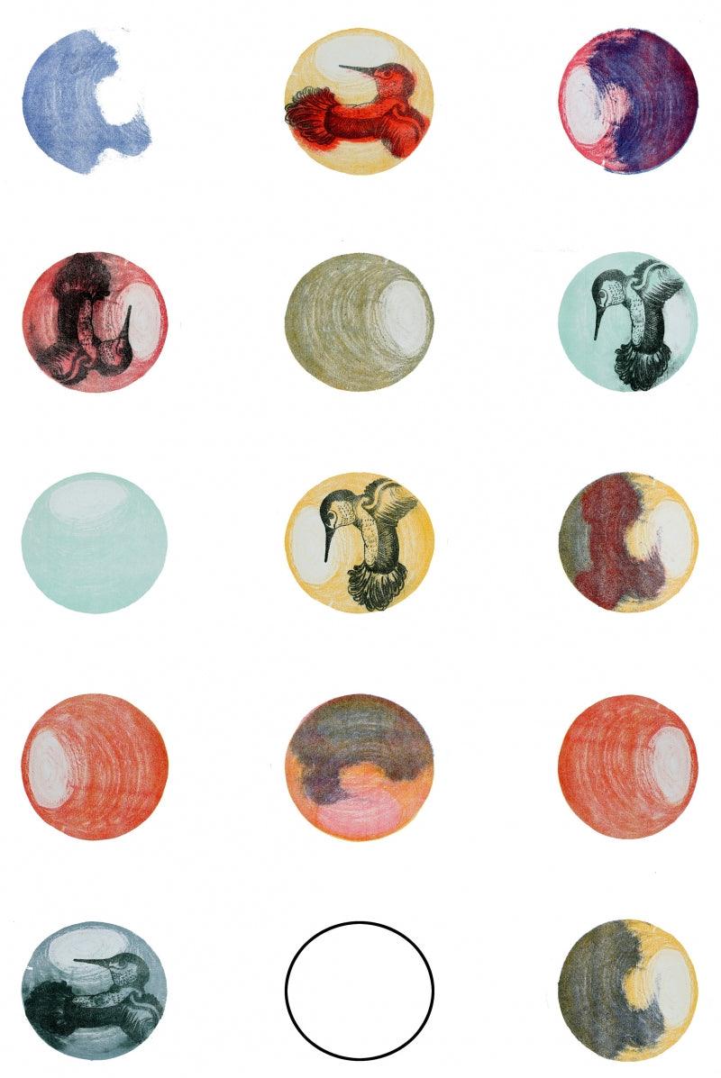 Animals printmaking titled 'Beginning', 68x42 inches, by artist Kanchan Kapruwan on Paper