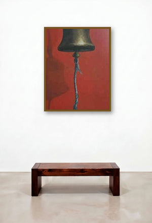 Bell (Silent Harmony**) by artist Gopal Pardeshi displayed in a Transitional Foyer
