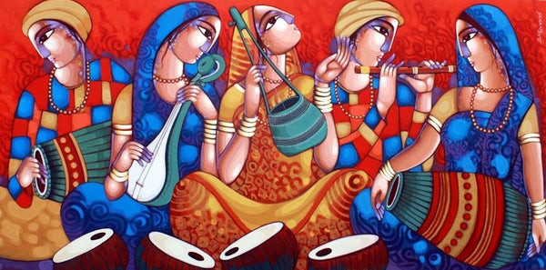 Bengali Tune 246 Painting by Sekhar Roy | ArtZolo.com