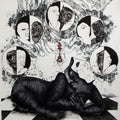 Figurative printmaking titled 'Bilateral Society', 24x24 inches, by artist Kavita Mehrotra on Paper