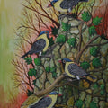 Animals postercolor painting titled 'Birds 401', 20x13 inches, by artist Santosh Patil on Paper