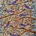 Animals postercolor painting titled 'Birds 801', 20x13 inches, by artist Santosh Patil on Paper