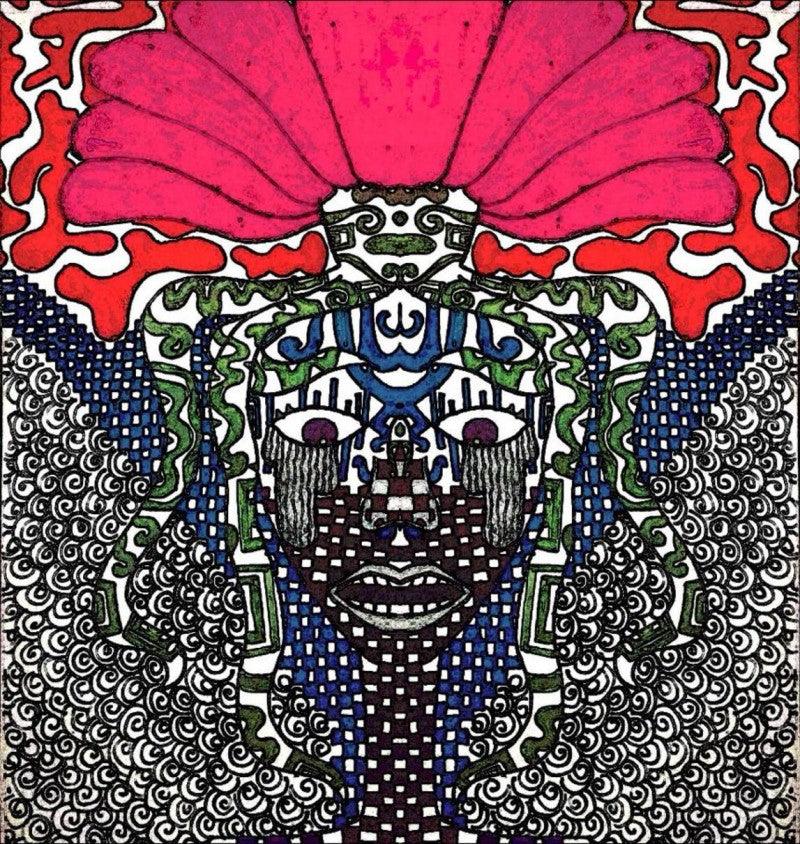 Abstract Digital Drawing digital art titled 'Blame the Boogie if the Jungle Hooks', 12x11 inches, by artist Shantanu Tilak on canvas