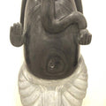Religious sculpture titled 'Blessing Ganpati', 72x18x12 inches, by artist Lallan Singh on Marble