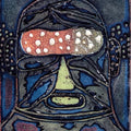 contemporary printmaking titled 'Blind Dreams', 6x4 inches, by artist Shivani Dubey on Paper