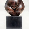 Bloom' contemporary Bronze sculpture by artist Shiben Chattopadhyay, 13x8 inch, on bronze