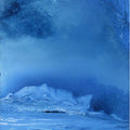 Blue' contemporary acrylic painting by artist Vinoda Revansiddaiah, 36x24 inch, on canvas
