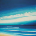 Seascape oil painting titled 'Blue Sky', 20x24 inches, by artist SIMON MASON on Canvas