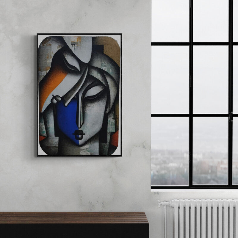 In-situ view of Jagannath Paul's 'Bond Of Love 4' painting in a room