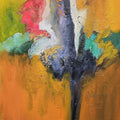 Bouquet No 3' abstract acrylic painting by artist Sheetal Singh, 24x18 inch, on canvas