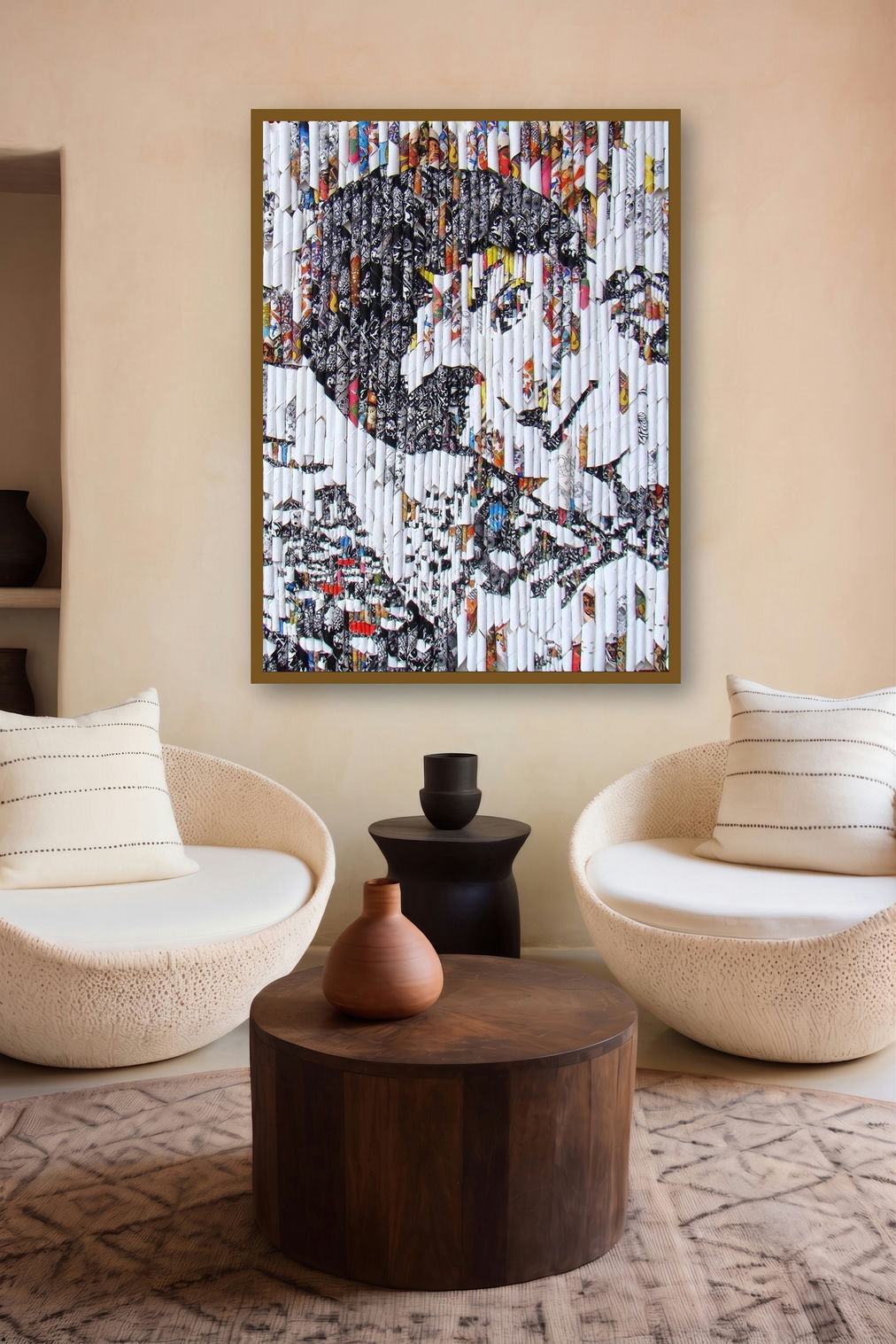 Boy (Emergence) by artist Vinita Dasgupta displayed in a Boutique gallery