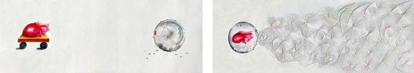 Bubble And Emotion by Dishakha Yadav | ArtZolo.com