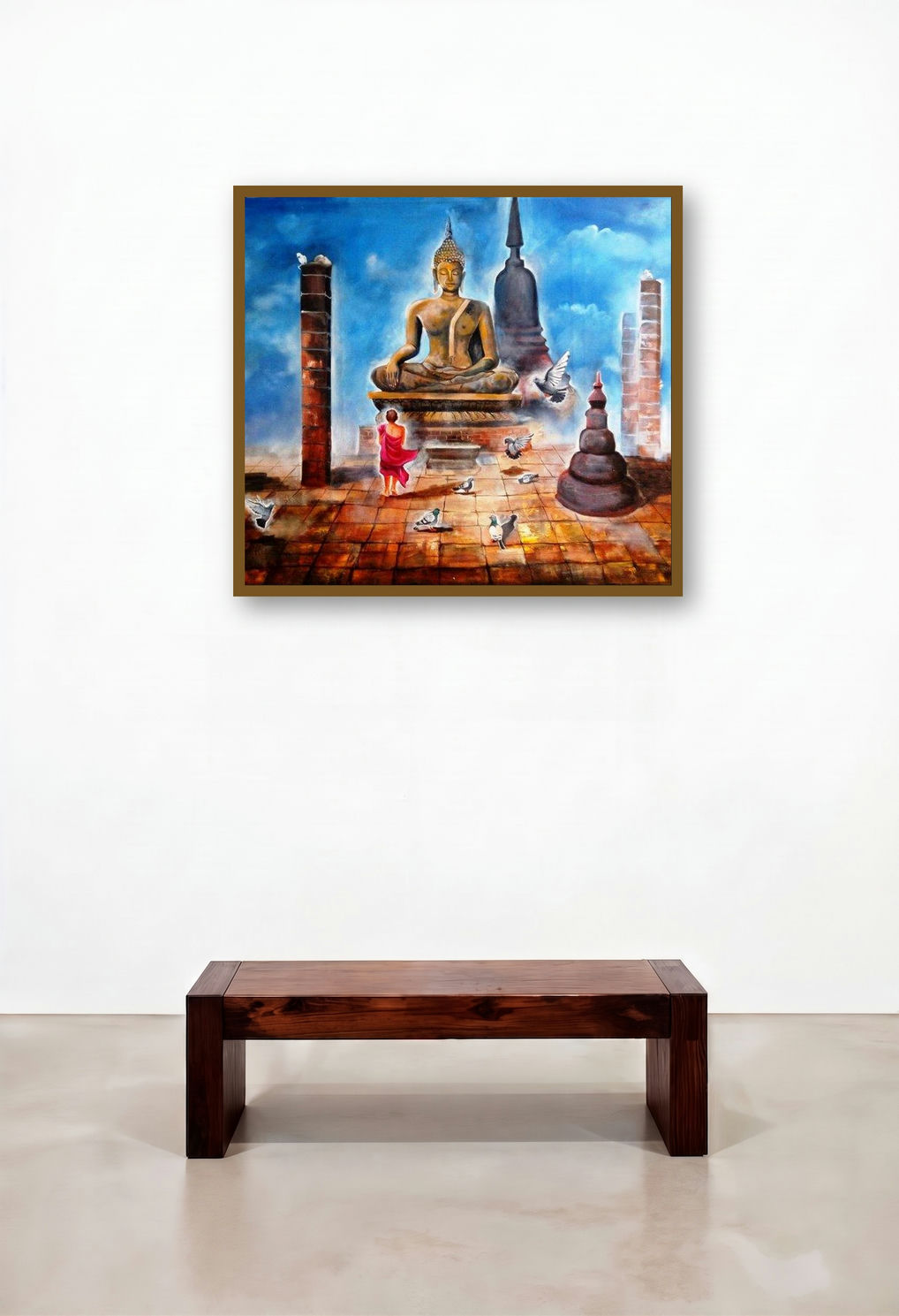 Buddha And Monk Child 4