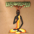 Lifestyle craft titled 'Buddha', 20x16 inches, by artist Nitesh on Wrought Iron