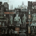 Religious printmaking titled 'Buddhas', 40x60 inches, by artist Uma Shanker Shah on Paper