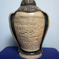 Motivational ceramic titled 'Budhha Pot Front', 24x18x12 inches, by artist DULAL CHANDRA MANNA on Ceramic