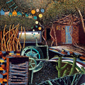 contemporary printmaking titled 'Build Up', 39x28 inches, by artist Chandat Dimple on Paper