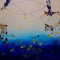 Butterfly' abstract acrylic painting by artist Asif Sharief Shaikh, 48x72 inch, on canvas
