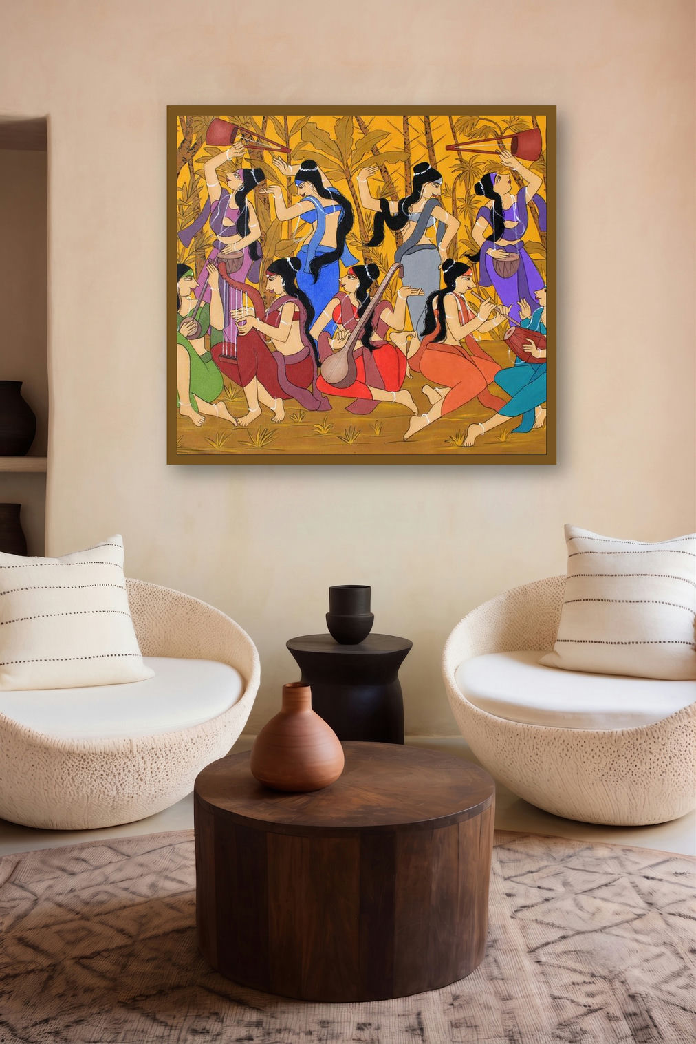 Cadence (A Cosmic Symphony) by artist Chetan Katigar displayed in a Contemporary Exhibition gallery