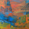 Calm And Deep 1' abstract acrylic painting by artist Siddhesh Rane, 13x19 inch, on paper