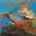 Calm And Deep 2' abstract acrylic painting by artist Siddhesh Rane, 13x19 inch, on paper