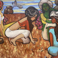 The Cartography Of Innocence 3' figurative acrylic painting by artist Suruchi Jamkar, 40x60 inch, on canvas